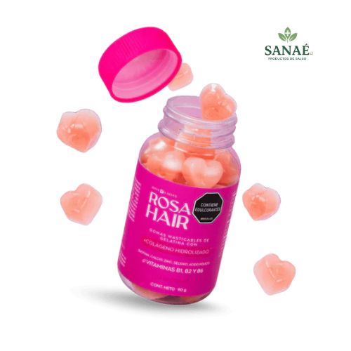 ROSA HAIR GOMITAS (Fortalece Cabello, Uñas y Piel)